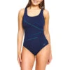 Zoggs Macmasters Scoopback Swimsuit -Fashion Lingerie Store large 1 2219 navy