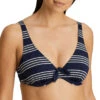 Mogador Padded Triangle Bikini Top -Fashion Lingerie Store large 1 2595 navy