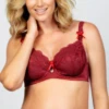 Plum Pudding Flexiwire Nursing Bra -Fashion Lingerie Store large 1 3478 burgundy