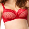 Light Up The Stage Nursing Bra -Fashion Lingerie Store large 1 3531 red