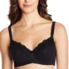 Licorice/Twist Flexiwire Nursing Bra -Fashion Lingerie Store large 1 3533 black
