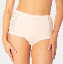 Cotton And Lace Full Brief