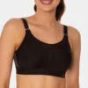 Triaction Extreme Lite Wirefree Sports Bra -Fashion Lingerie Store large 1 3769 black