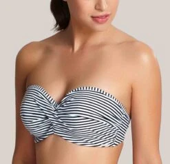Panache Anya Stripe Bandeau Bikini Top