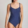 Panache Anya Spot Balcony Swimsuit -Fashion Lingerie Store large 1 3794 navy