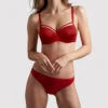 Marlies Dekkers Space Odyssey Thong Red -Fashion Lingerie Store large 1 4088 red