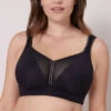 Simone Perele Harmony Sports Bra -Fashion Lingerie Store large 1 4232 black