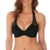 Urban UW Banded Halter Bikini Top -Fashion Lingerie Store large 1 4398 black