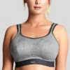 Panache Wire-Free Banded Sports Bra -Fashion Lingerie Store large 1 4484 grey