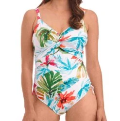Kiawah Island Twist Front Adjustable Leg Swimsuit