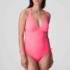 Holiday Triangle Padded Swimsuit -Fashion Lingerie Store large 1 4697 pink