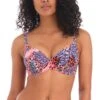 Serengeti Haze Plunge Bikini Top -Fashion Lingerie Store large 1 4784 print