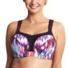 Panache Wired Sports Bra Digital Stripe -Fashion Lingerie Store large 1 4820 print