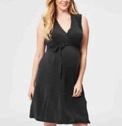 Malt Nursing Wrap Dress