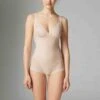 Simone Perele Subtile Control Bodysuit -Fashion Lingerie Store large 1 4917 nude