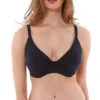 Remix Padded Plunge Bikini Top -Fashion Lingerie Store large 1 492 black