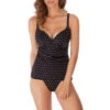 Jewel Cove Non Padded Plunge Tankini Top