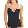 Back To Black Deco Moulded Tankini Top -Fashion Lingerie Store large 1 4928 black