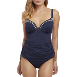 San Remo Moulded Gathered Tankini Top