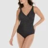 Miraclesuit Pin Point Oceanus Underwired Shaping Swimsuit DD -Fashion Lingerie Store large 1 5149 black