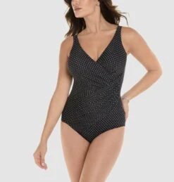 Miraclesuit Pin Point Oceanus Underwired Shaping Swimsuit DD
