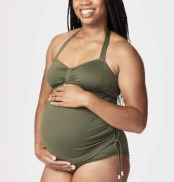 Rosewater Coconut Maternity Tankini Set