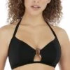 Coco Wave Triangle Bikini Top -Fashion Lingerie Store large 1 5218 black