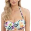 Paradiso Twist Bandeau Bikini Top -Fashion Lingerie Store large 1 5508 print