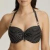 Sherry Padded Balcony Bikini Top -Fashion Lingerie Store large 1 5569 black