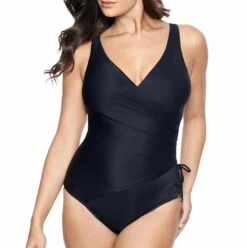 Miraclesuit Eclat Crossover One Piece Shaping Swimsuit