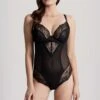 Panache Ana Bodysuit -Fashion Lingerie Store large 1 5886 black