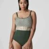 La Concha Wirefree Padded Swimsuit -Fashion Lingerie Store large 1 5927 green