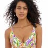 Tusan Beach High Apex Bikini Top -Fashion Lingerie Store large 1 5993 print