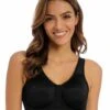 Simone Wacoal Sports Bra -Fashion Lingerie Store large 1 6007 black