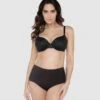 Miraclesuit Wonderful Edge High Waist Light Shaping Brief -Fashion Lingerie Store large 1 6052 black