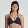 MARIE JO San Domino Padded Triangle Bikini Top -Fashion Lingerie Store large 1 6060 navy