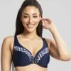 Panache Oceana Plunge Bikini Top -Fashion Lingerie Store large 1 6157 navy