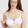 Arum Baby Underwired Lace Nursing Bra -Fashion Lingerie Store large 1 6251 white