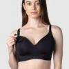 Infinite Wirefree T-Shirt Nursing Bra -Fashion Lingerie Store large 1 6261 black