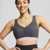 Panache Ultra Perform Non Padded Sports Bra -Fashion Lingerie Store large 1 6314 grey