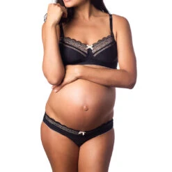 Show Off Nursing Bra -Fashion Lingerie Store large 2 235 black