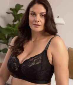 Panache Naomi Nursing Bra -Fashion Lingerie Store large 2 5272 black