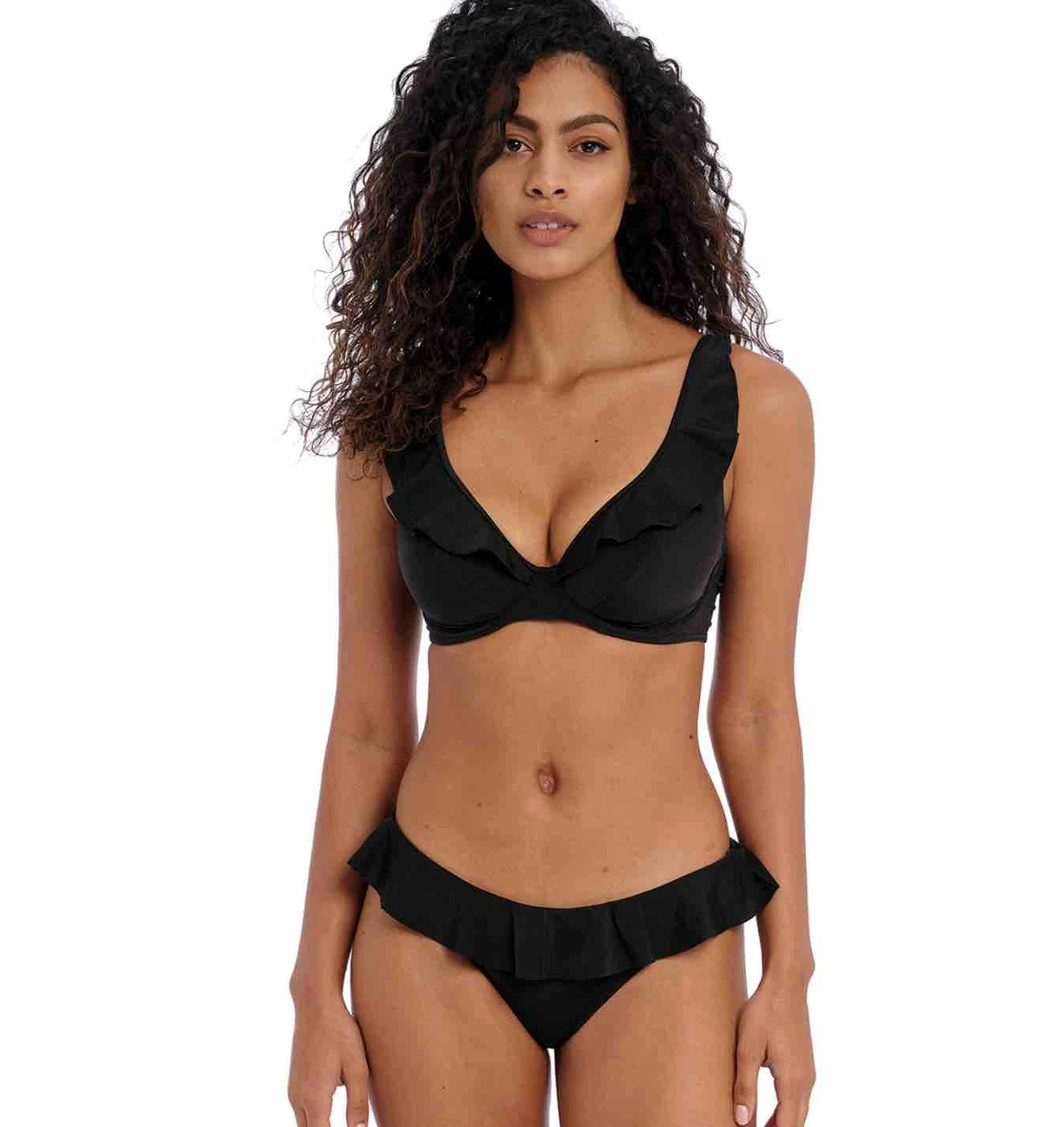 Jewel Cove Plain High Apex Bikini Top With J Hook 4 Jewel Cove Plain High Apex Bikini Top With J Hook - Image 2