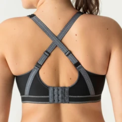 The Sweater Wirefree Sports Bra -Fashion Lingerie Store large 3 2316 black