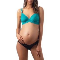 Heroine Plunge Bra -Fashion Lingerie Store large 3 2366 green