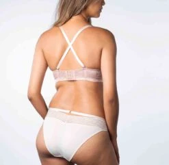 Forever Yours Lace Flexiwire Nursing Bra -Fashion Lingerie Store large 3 3335 nude