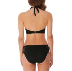 Urban UW Banded Halter Bikini Top -Fashion Lingerie Store large 3 4398 black