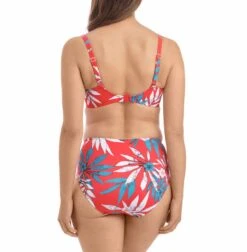 Santos Beach Gathered Full Cup Bikini Top -Fashion Lingerie Store large 3 4997 print