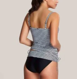 Panache Anya Stripe Bandeau Tankini Top -Fashion Lingerie Store large 3 5055 print