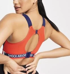 Shock Absorber Champion Padded Run Bra -Fashion Lingerie Store large 3 5125 navy